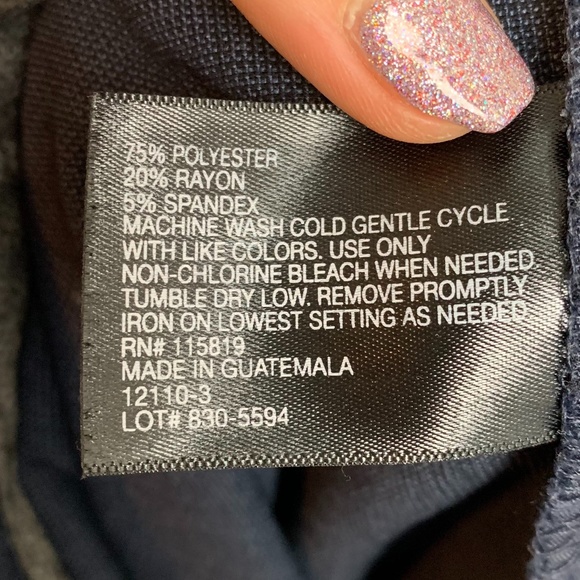 Worthington Blue Modern Fit Ankle Dress Pants - Picture 5 of 9